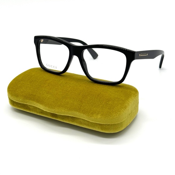 NEW GUCCI GG1177O 004 BLACK CLEAR UNISEX EYEWEAR GUCCI - Picture 3 of 12